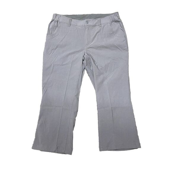 Duluth Trading Womens Capri Nylon Pants Size 10 Grey Hiking Stretch - Picture 1 of 11